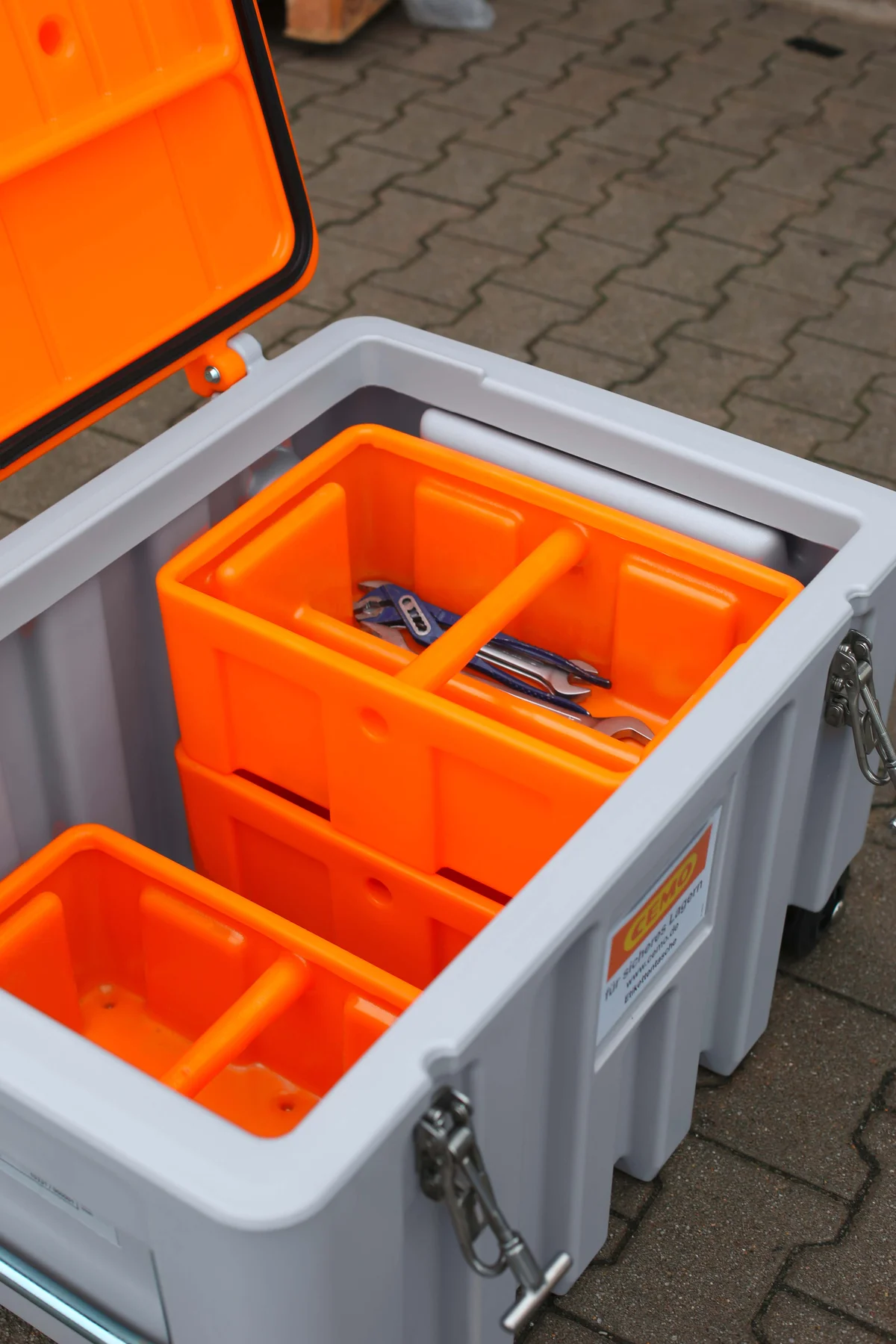 Insats, stapelbar för CEMbox 150 l + 250 l