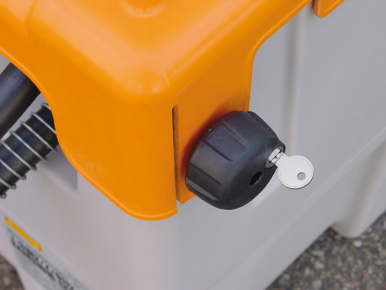 Gångjärnsförsett lock för DT-Mobil Easy