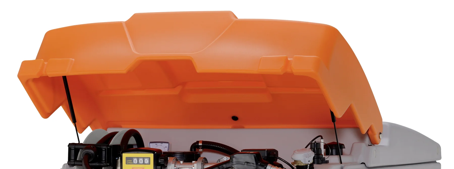 Coperchio arancione completo