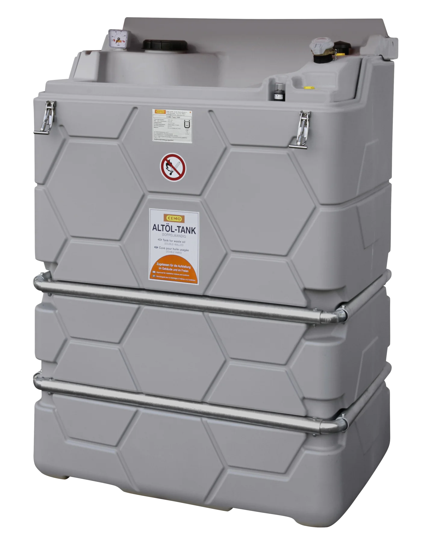 CUBE-Waste oil tank Indoor, 2,500 l