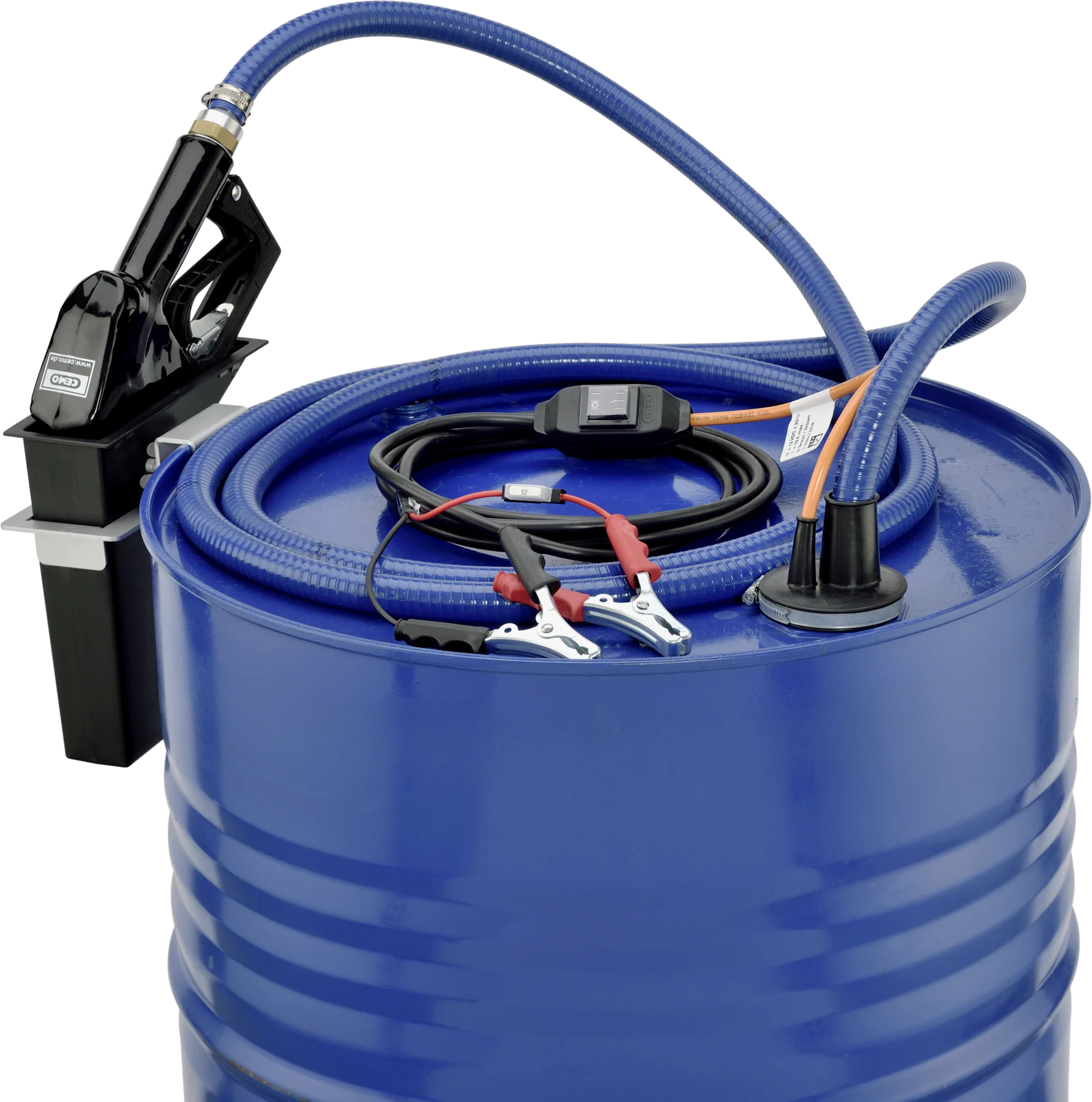 Dränkbar pump CENTRI SP 30, 12 V, för diesel, kit med kabel, slang, automatiskt munstycke