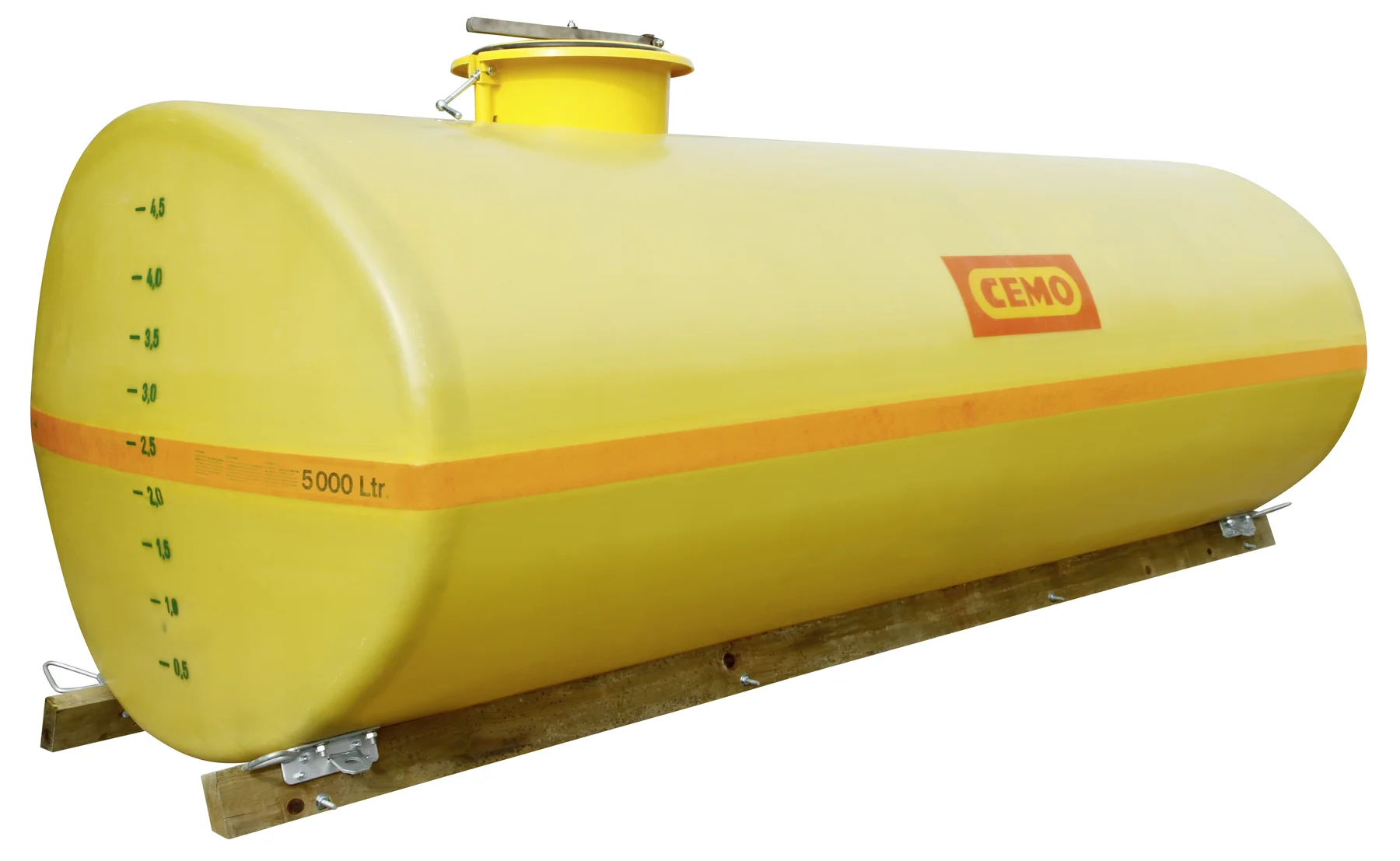 Oval tank GRP 5000 l, främre kupol