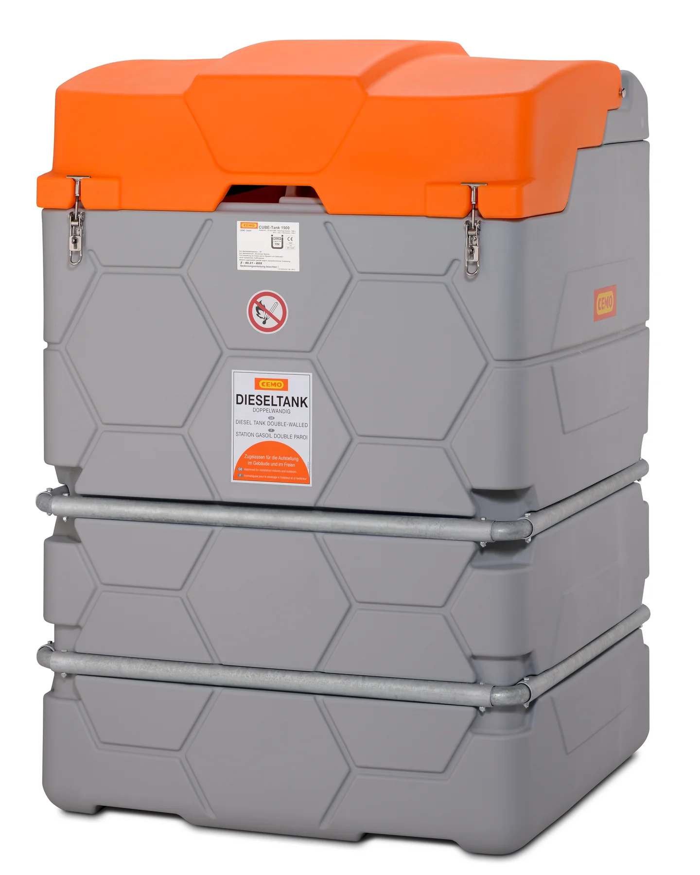 CUBE-Dieseltank 1.500 l Outdoor Premium Plus