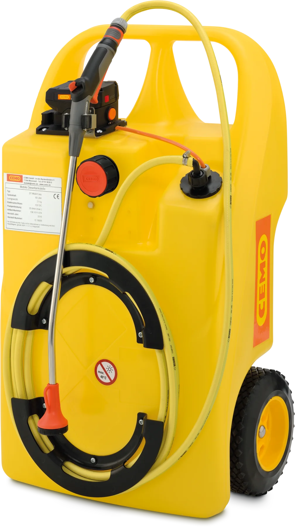 Caddy arrosage 60 litres silencieux