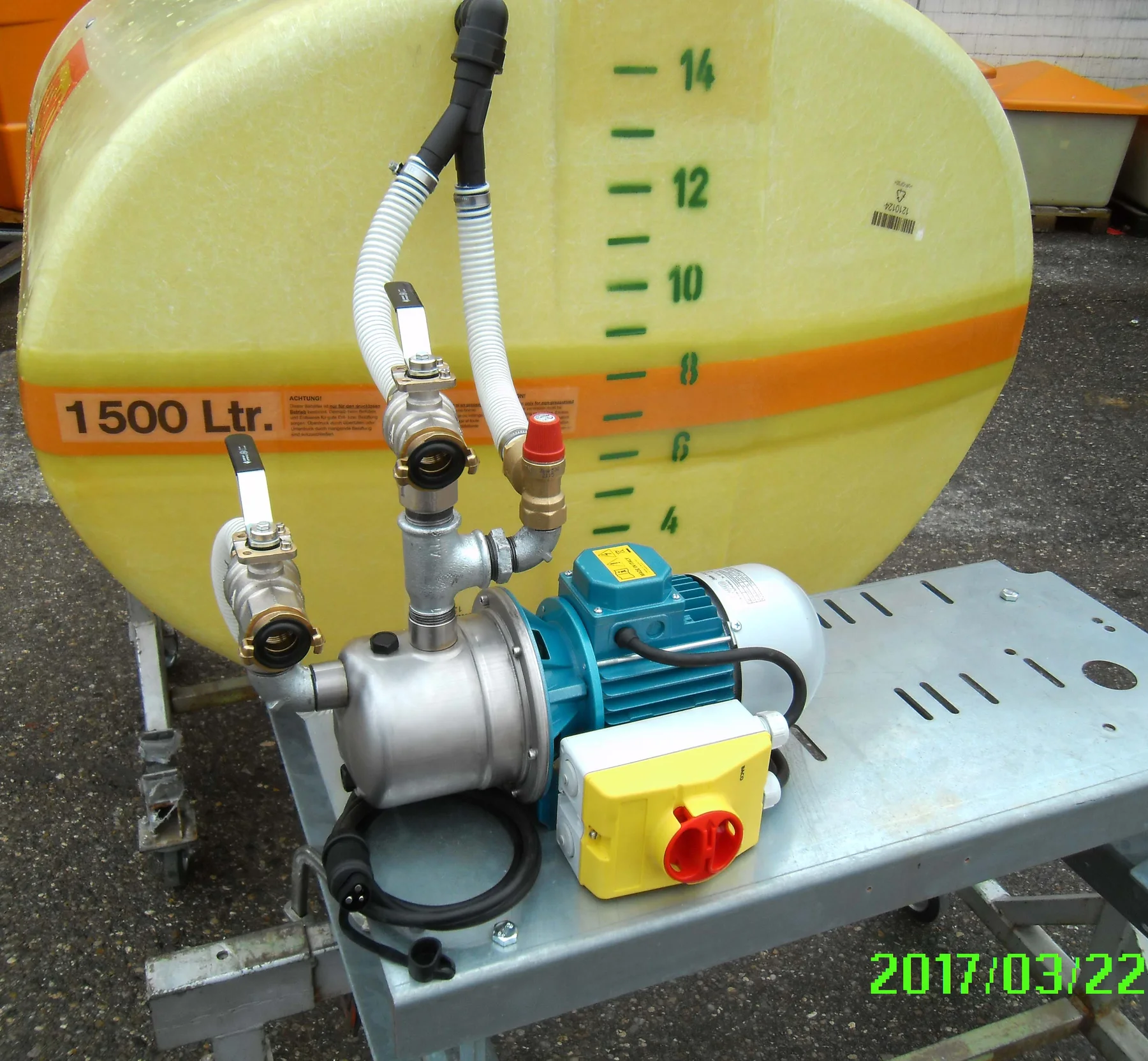 Elettropompa fino a 60 l/min, 24 V / 19 A / DC