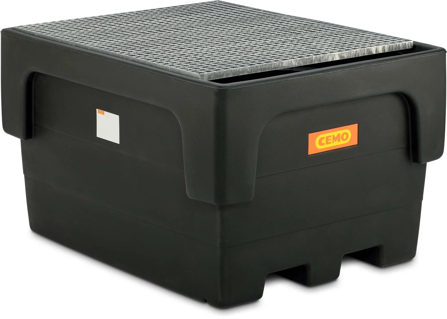 IBC-spillbehållare 1100/1-PE med galvaniserat stålgaller