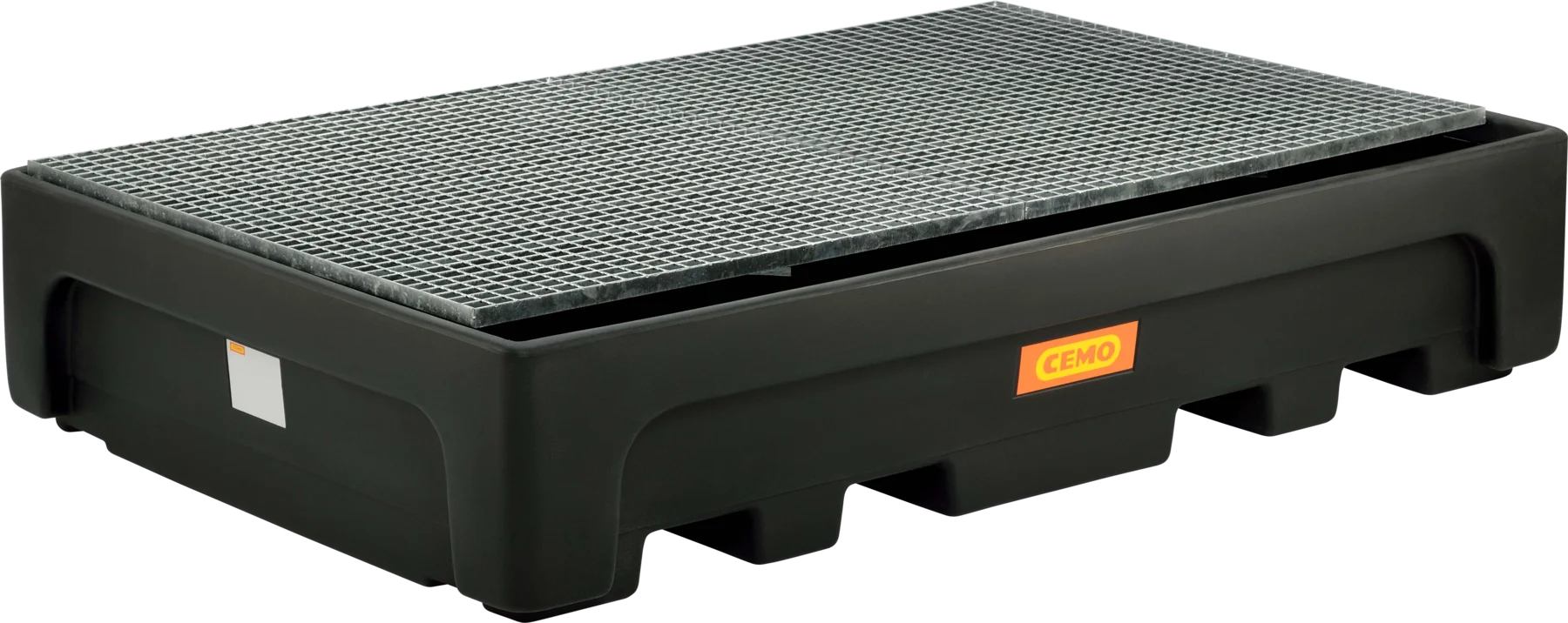 Vasca di raccolta IBC 1100/2-PE con griglia in acciaio zincato