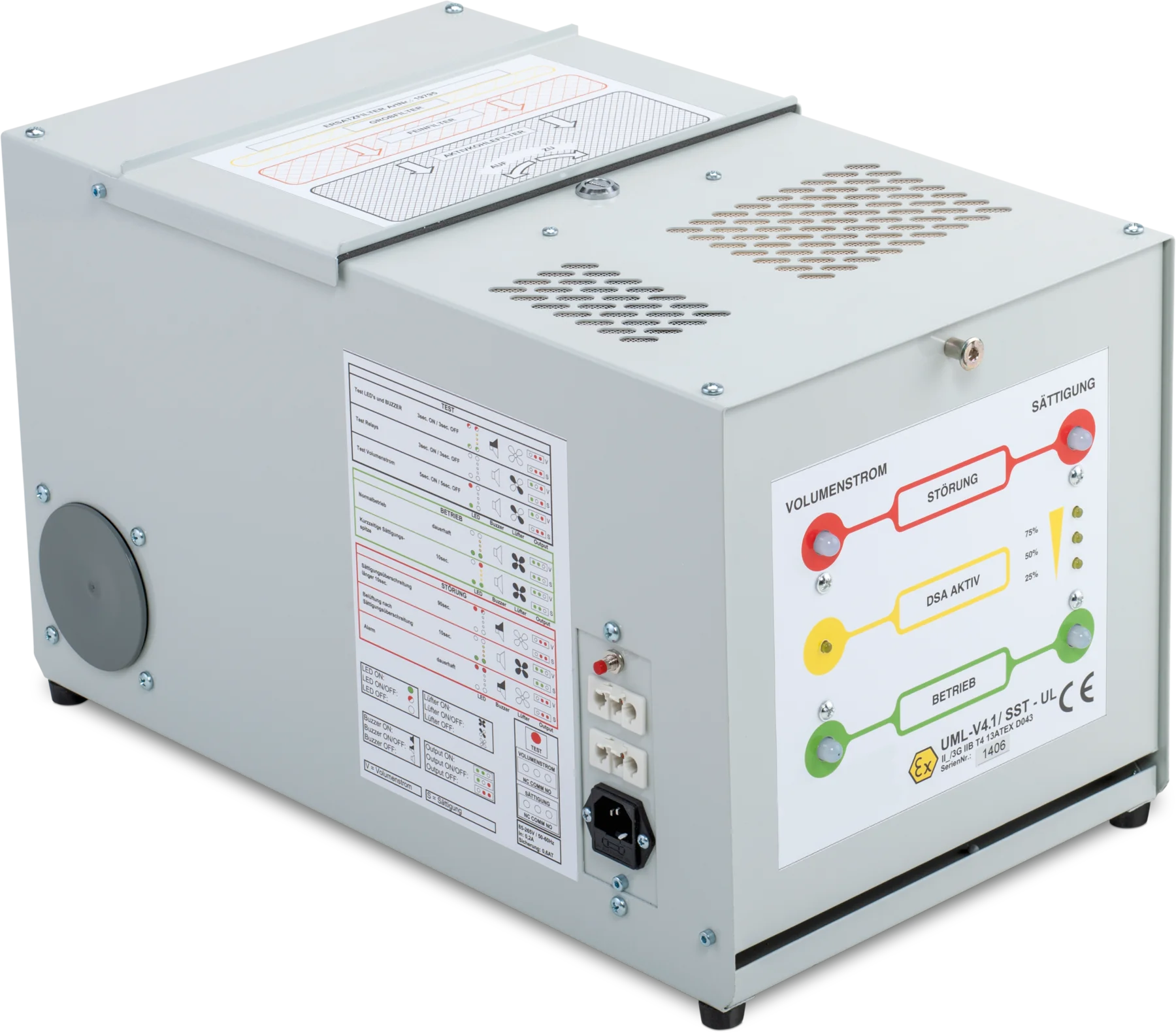 Recirculation fan SST UL with adapter SST-P for type FWF90