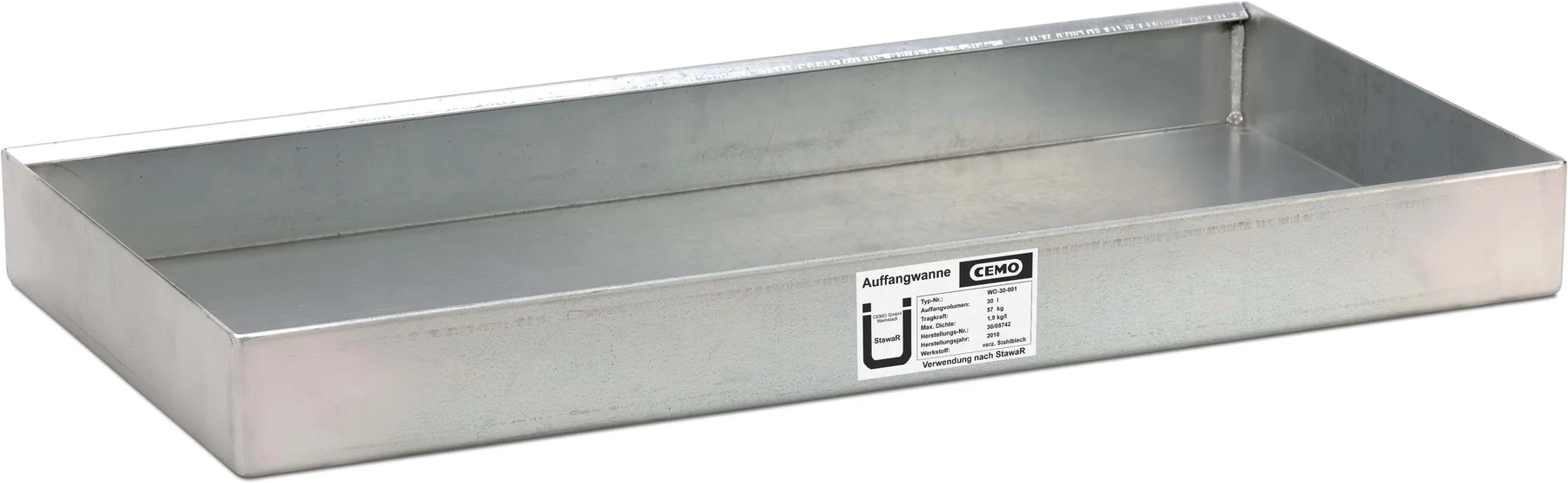 Vasca per contenitori piccoli in acciaio R30