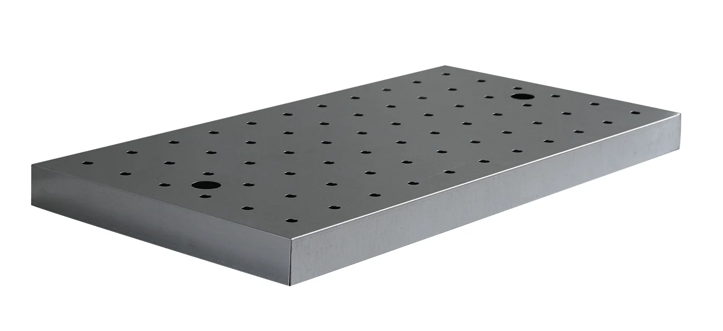 Perforated plate insert for Environmental/HazMat cabinets Type 10/10 und 10/20