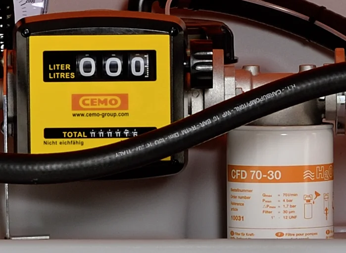 mechanical flow meter K33 with filter and water separator