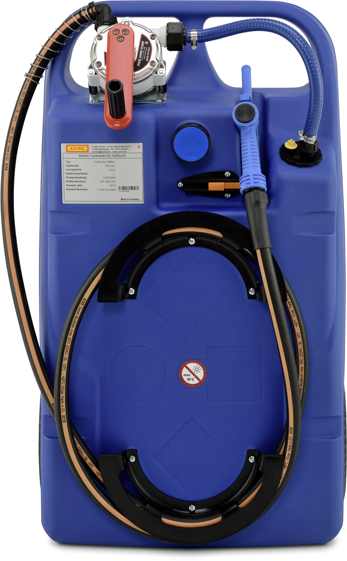 Trolley for AdBlue®, 100 L