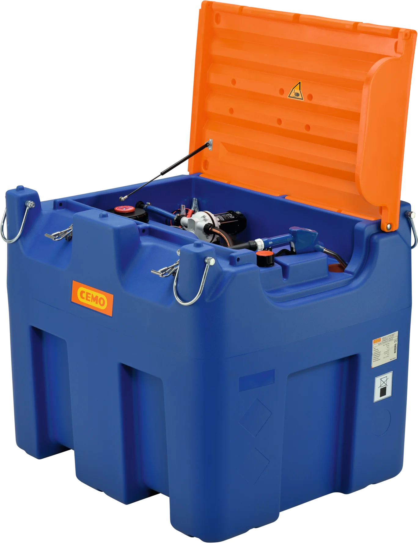 Depósito Blue-Mobil Easy para AdBlue® de 980 l con bomba eléctrica de membrana 12 V //Con tapa