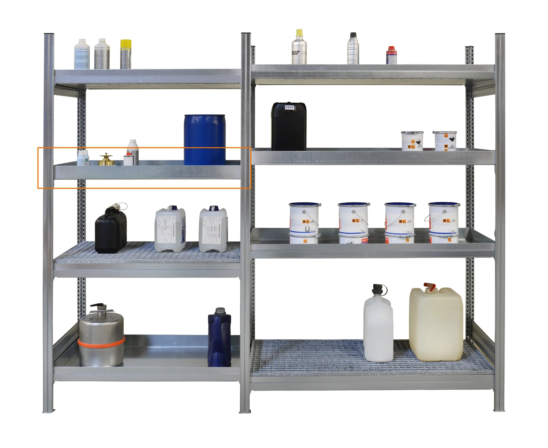 Ripiano aggiuntivo con vasca di raccolta