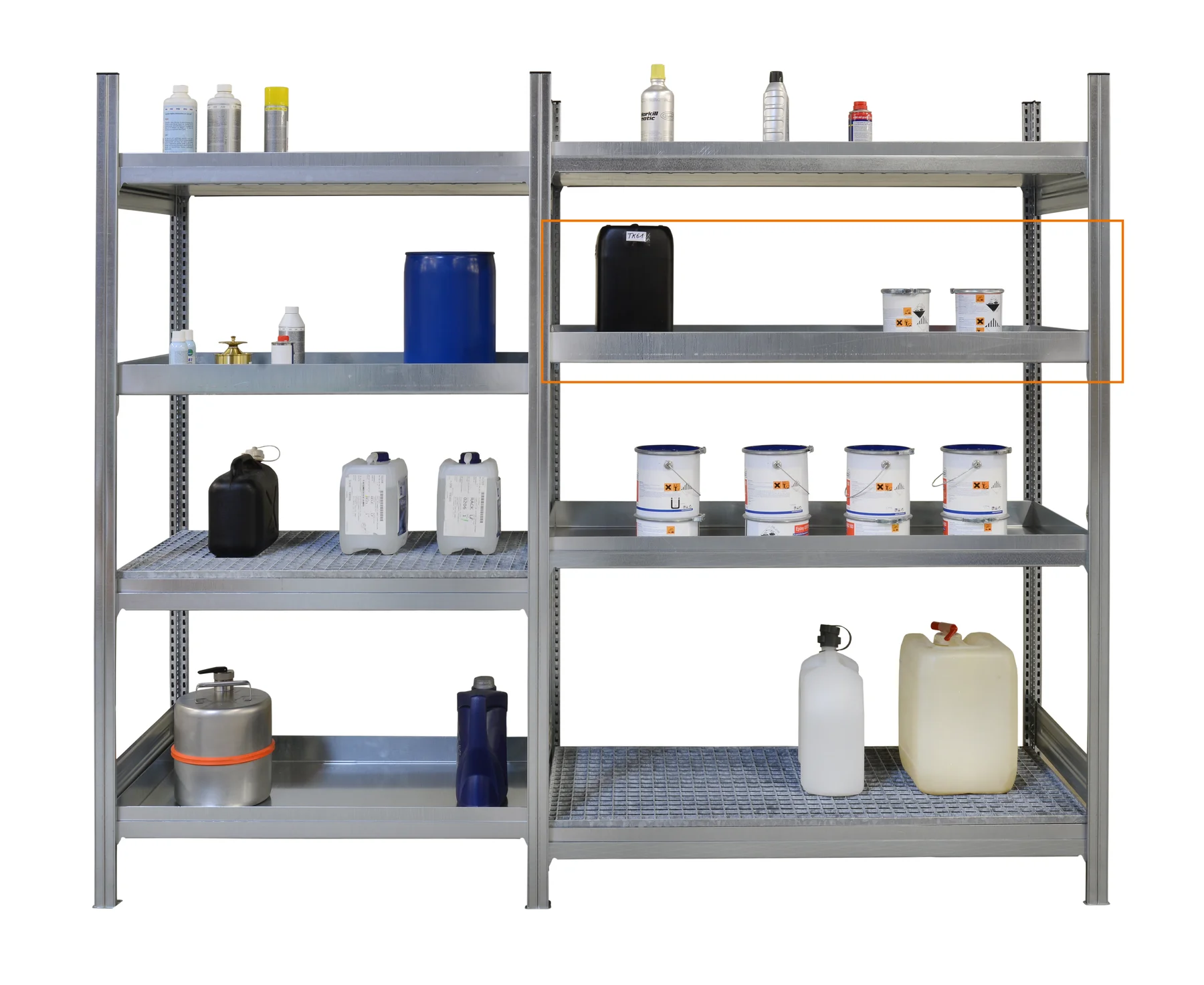 Ripiano aggiuntivo con vasca di raccolta