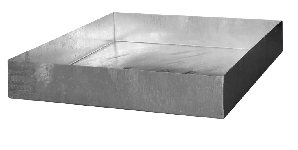 Sump pallet type SW4 o. F o. GR, galvanised model, without ground clewarance, without grating