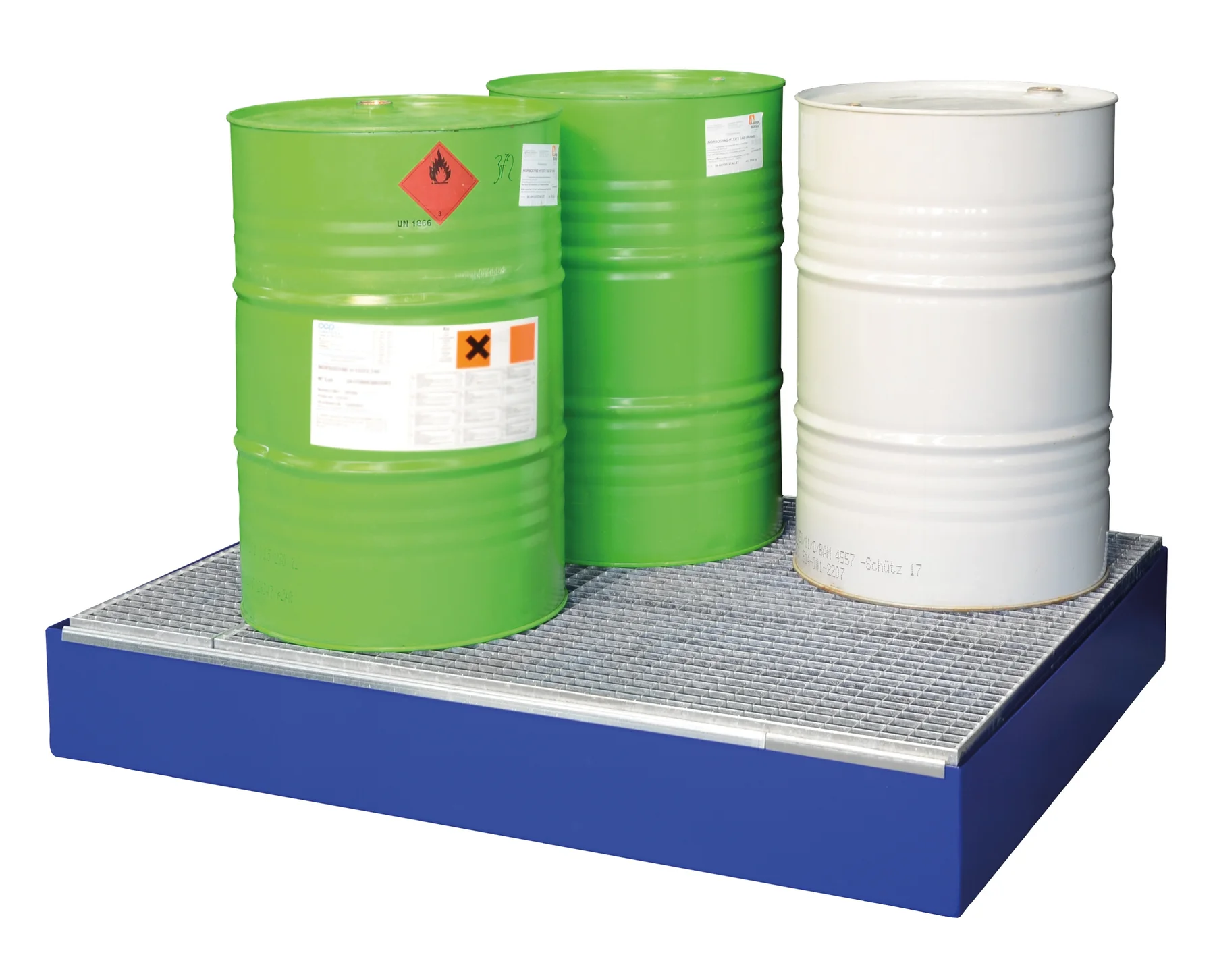 Sump pallet type SW4 o. F, painted model, with grating