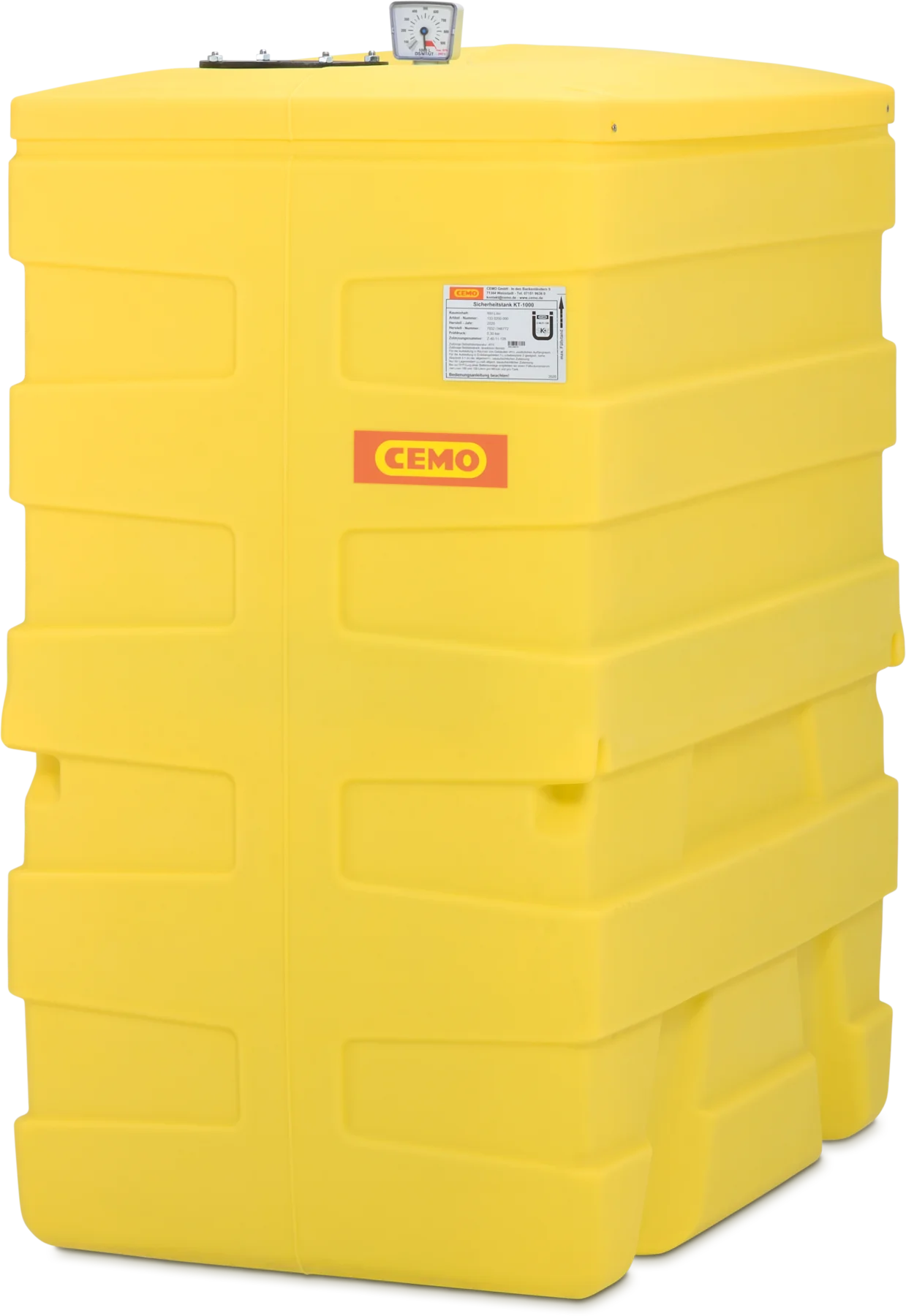 CEMO DKT tank 1.000 l without accessories