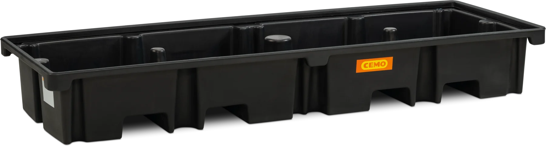 PE plate sumps for 2 plates 120 x 80 lengthwise, 425 l, without grate