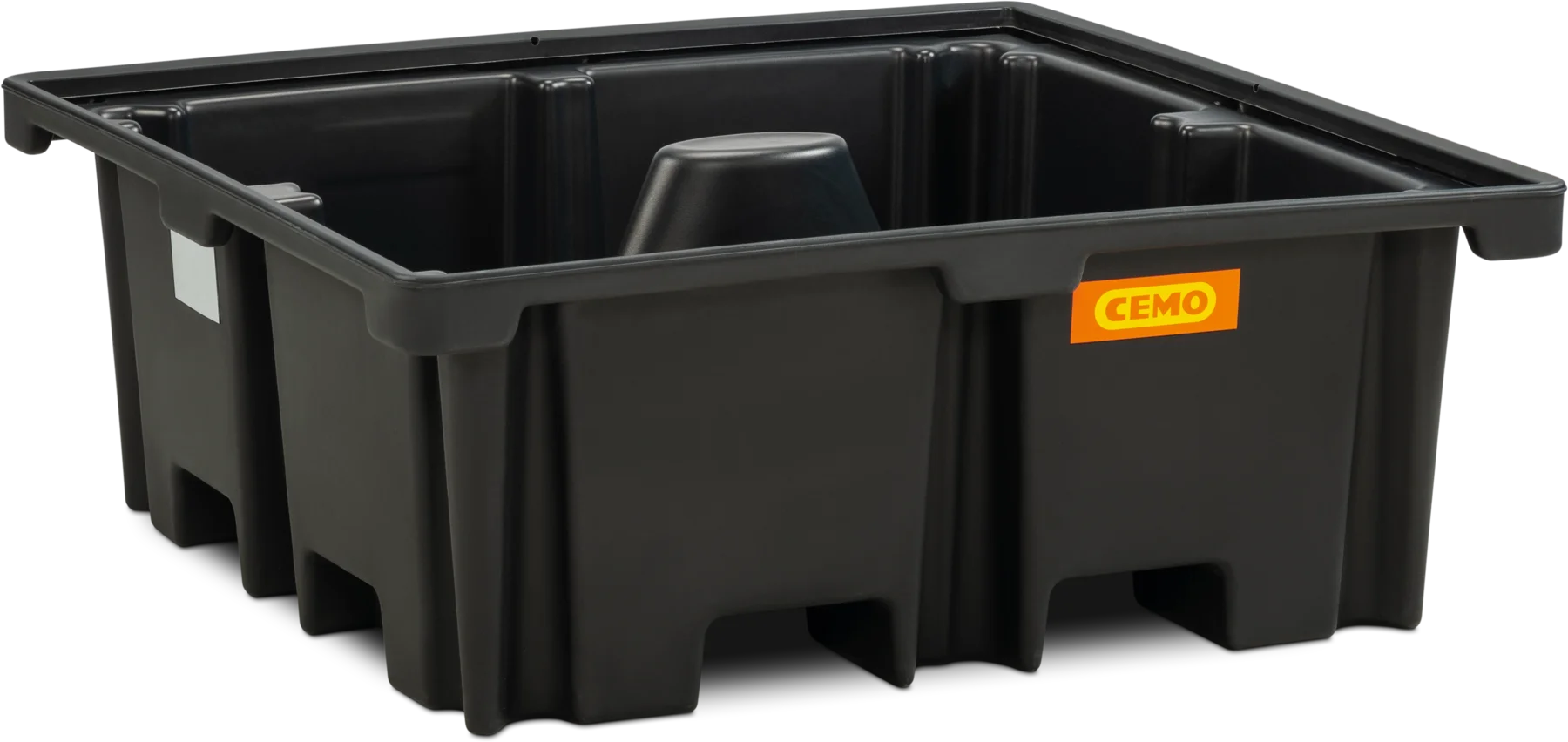 PE-pallet sump 120 x 120cm, 400 l, without grating