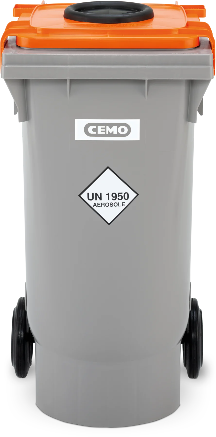 Contenitore di raccolta per bombolette spray