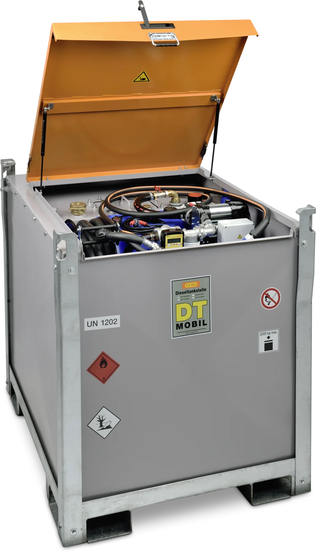 Depósito DT-Mobile PRO COMBI PE ST de diésel Premium Plus Bipump 12 V