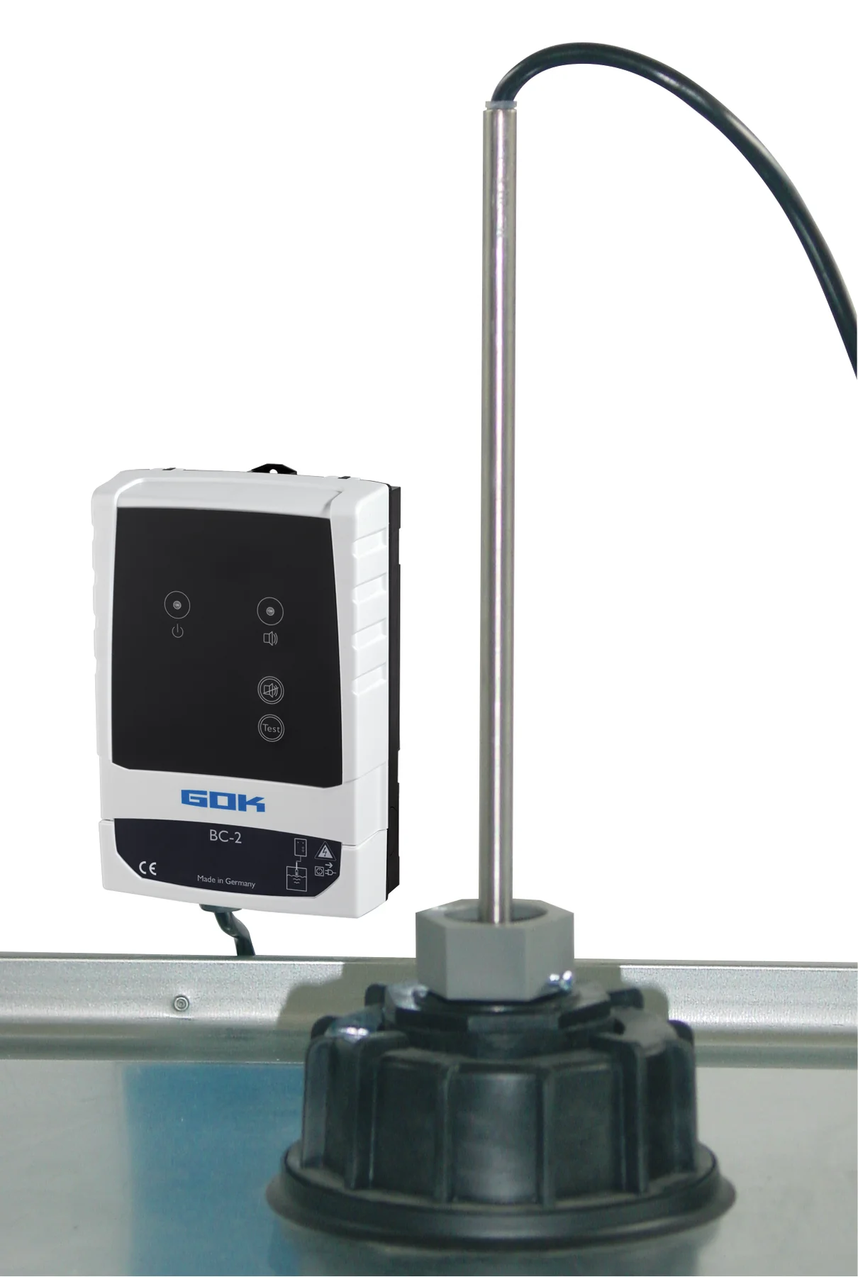 Überfüllsicherung, 230 V, mit Sonde R 1" und Anzeigegerät