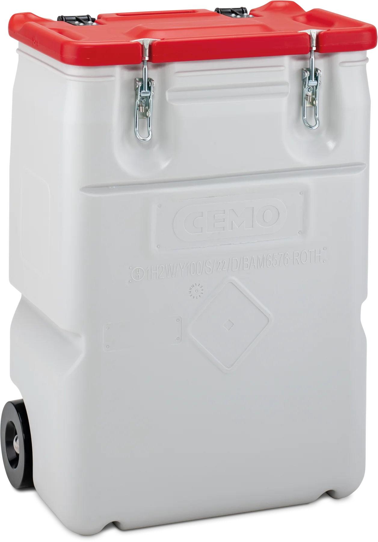 MOBIL-BOX 170, box gris, couvercle rouge à l’unité