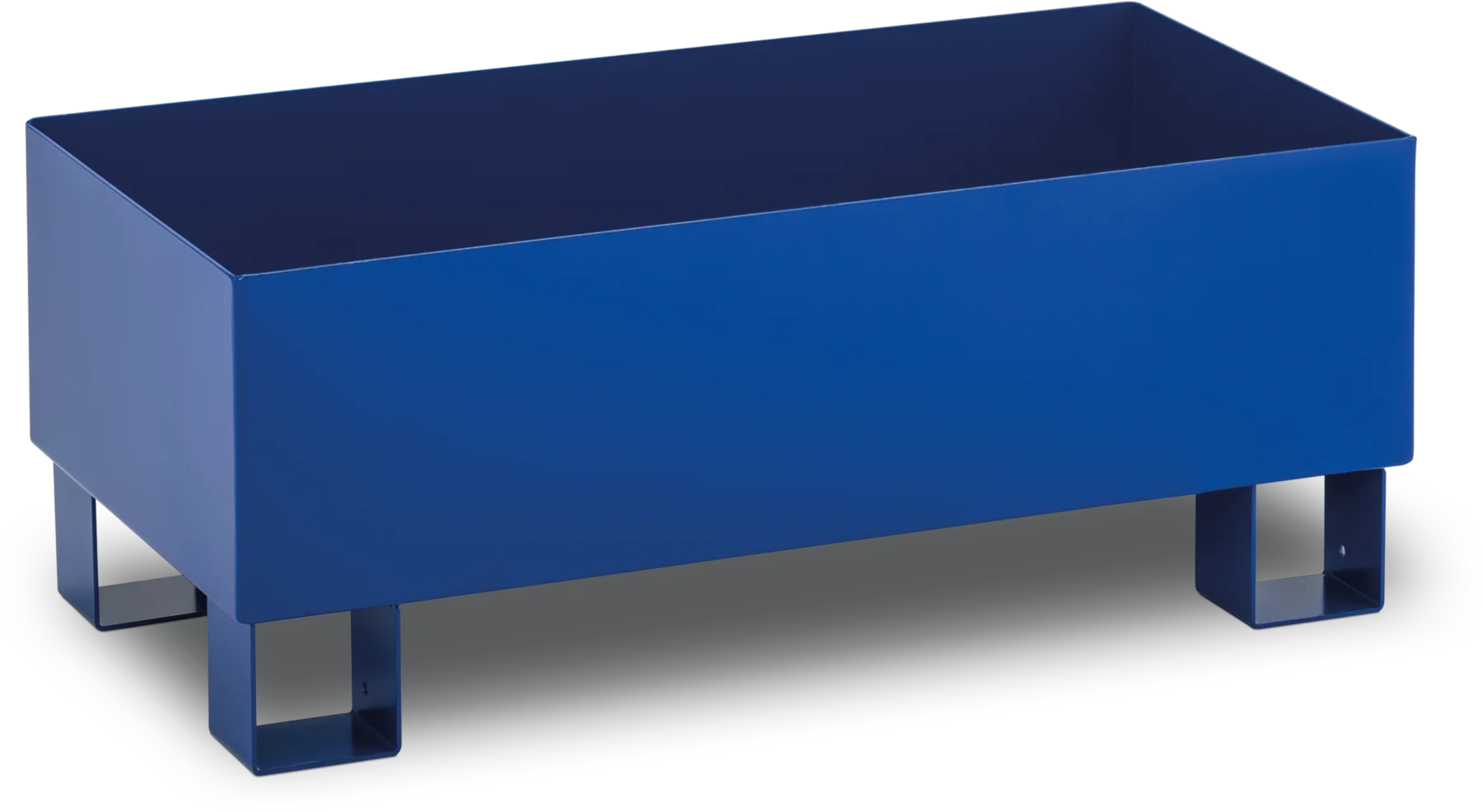 Steel sump painted without grating