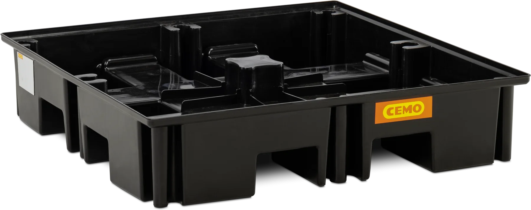 PE pallet sumps 120 x 120cm, 220 l without grating