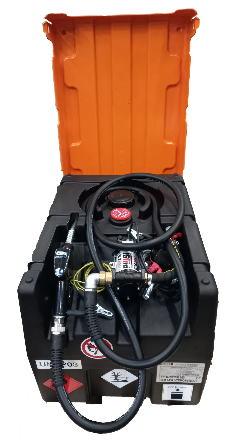KS MOBILE EASY 190 L with pump and hinged lid