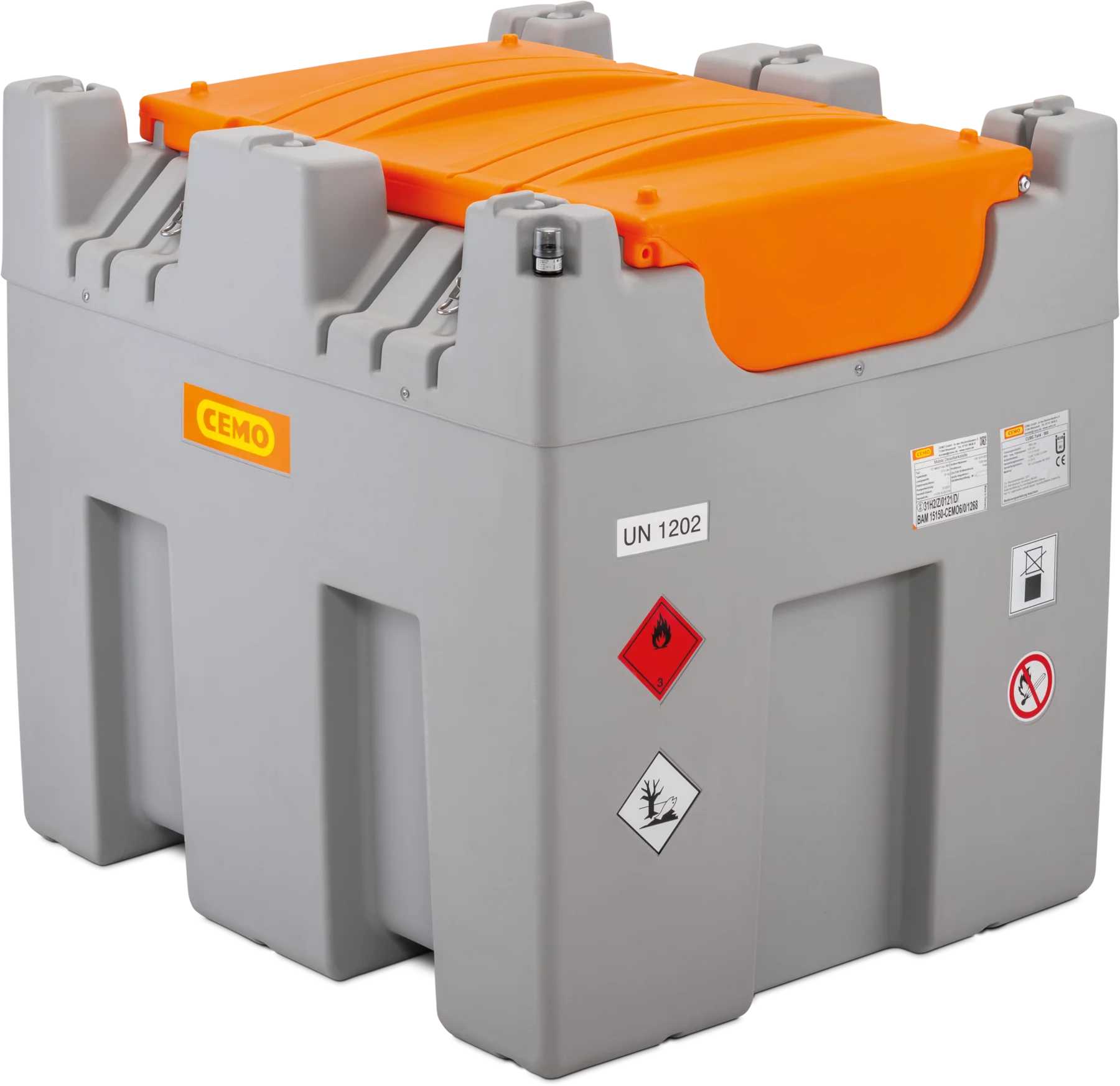 CEMO CUBE tank mobile 980 l Premium with Bipump 12 V