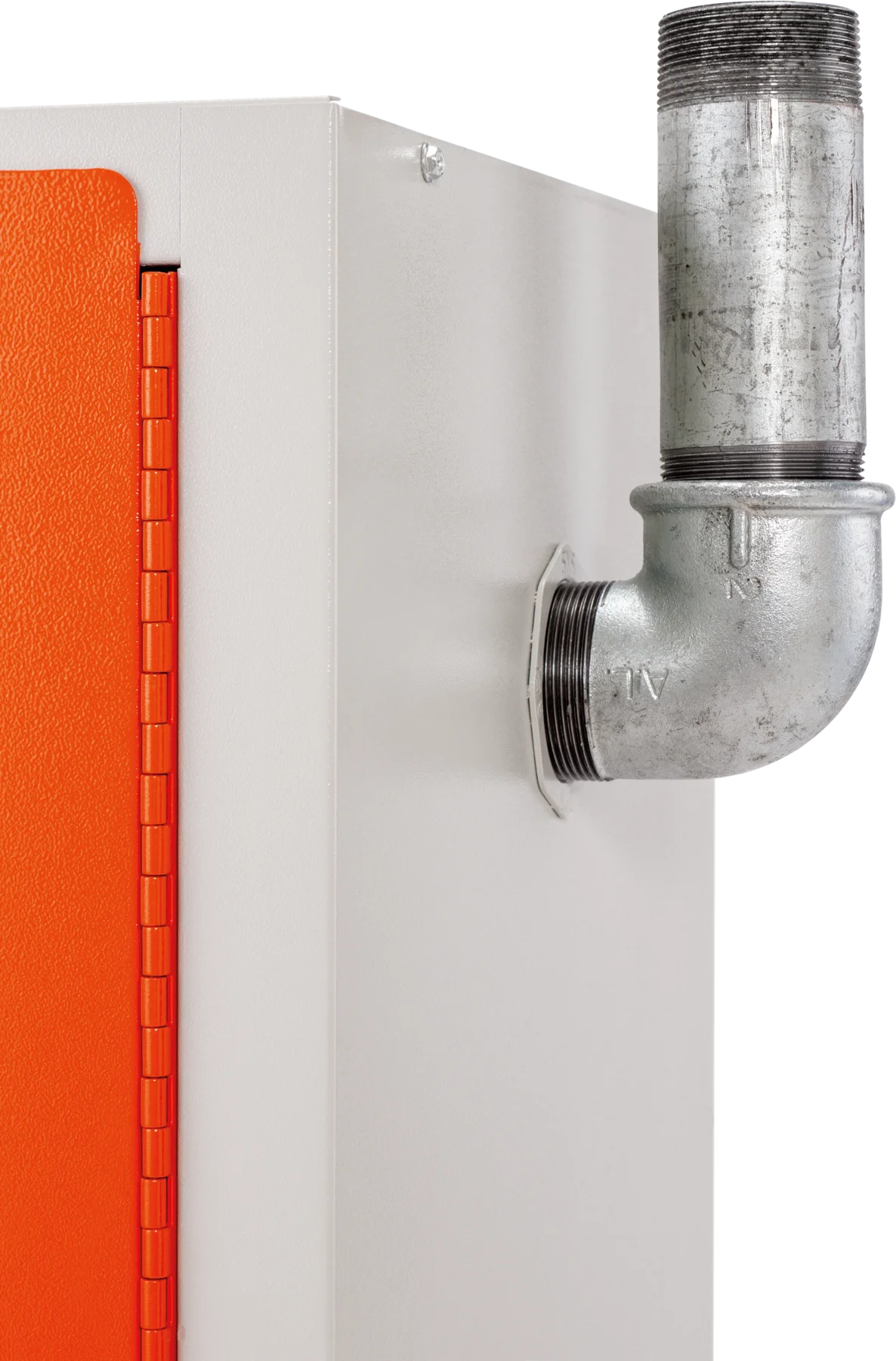 Adaptador para el conducto de ventilación del armario de almacenamiento de baterías FMplus