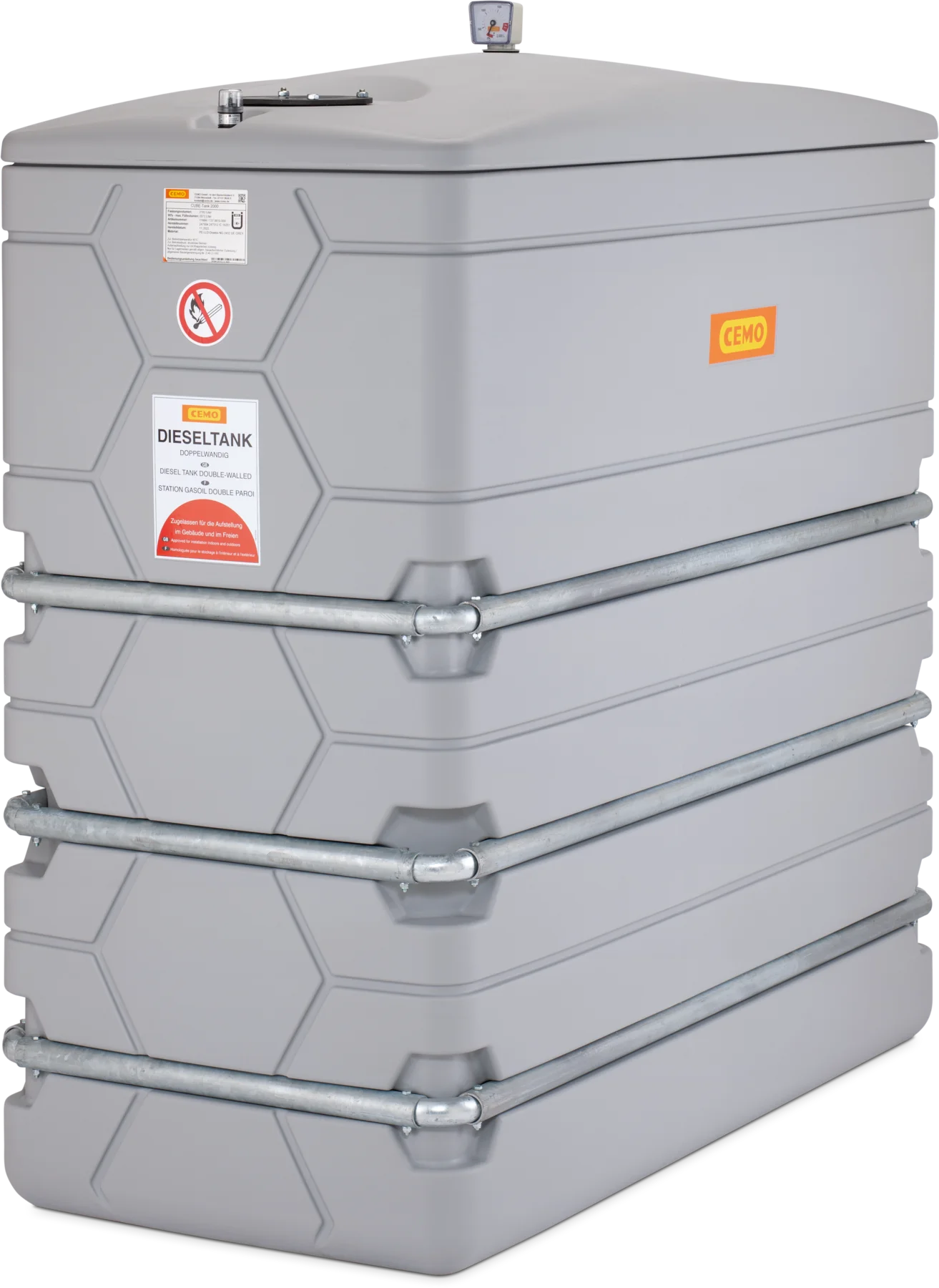 CEMO CUBE Slimline 2000 L without accessories