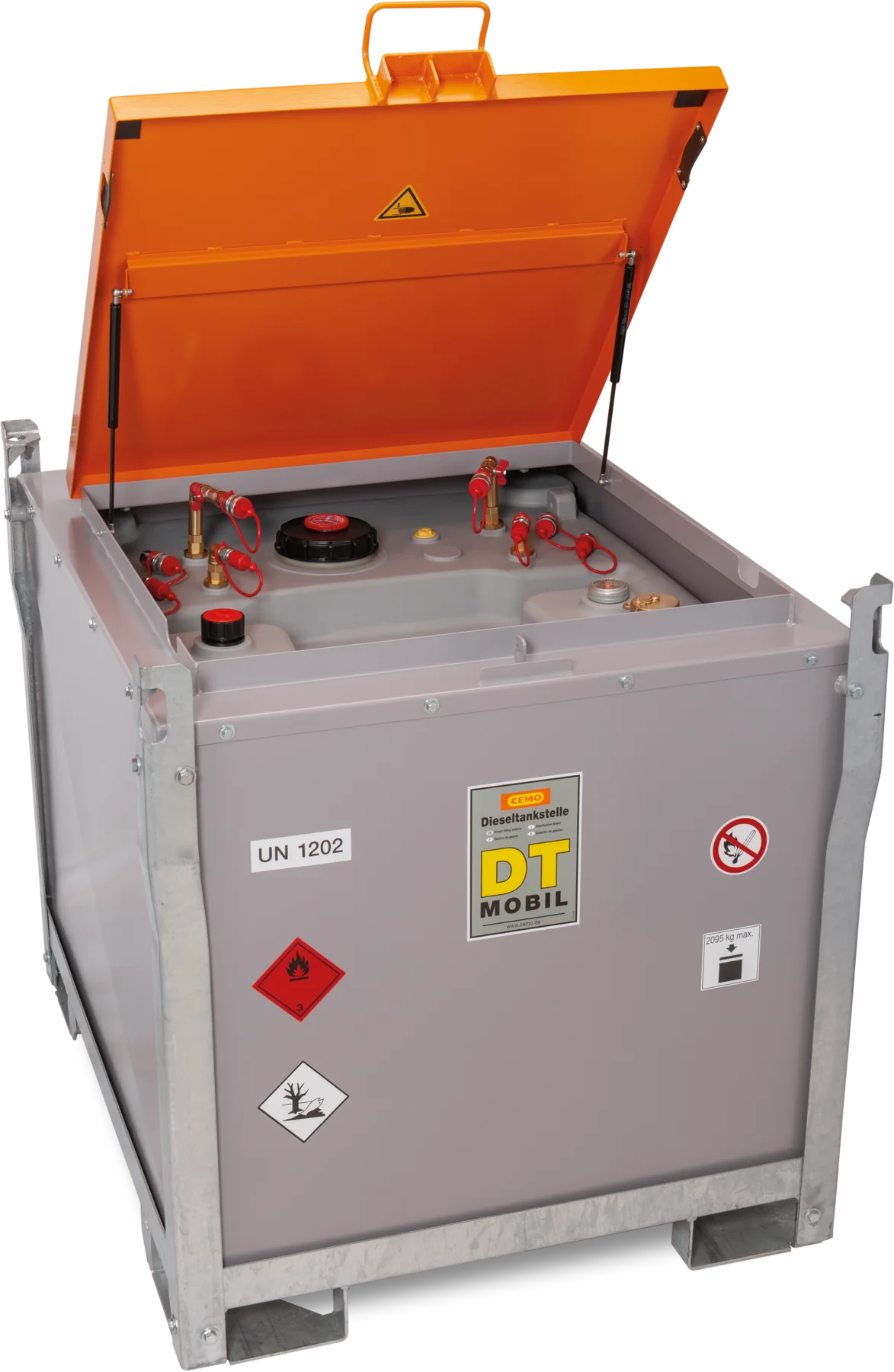 CEMO PRO mobil hybrid 980 Generatortank med 4 anslutningar