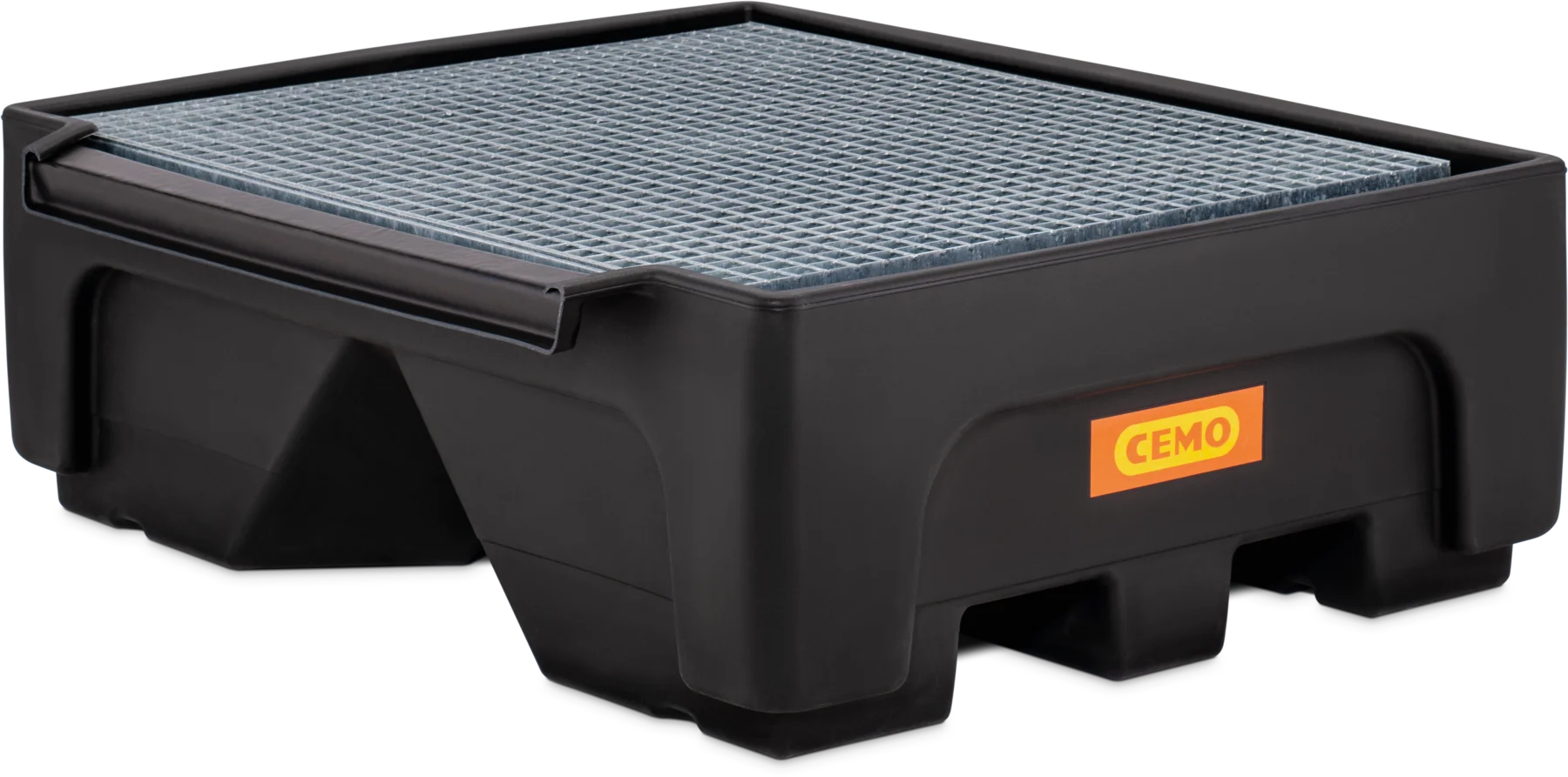 Vasca di estensione IBC 500/1-PE con griglia in acciaio, zincata