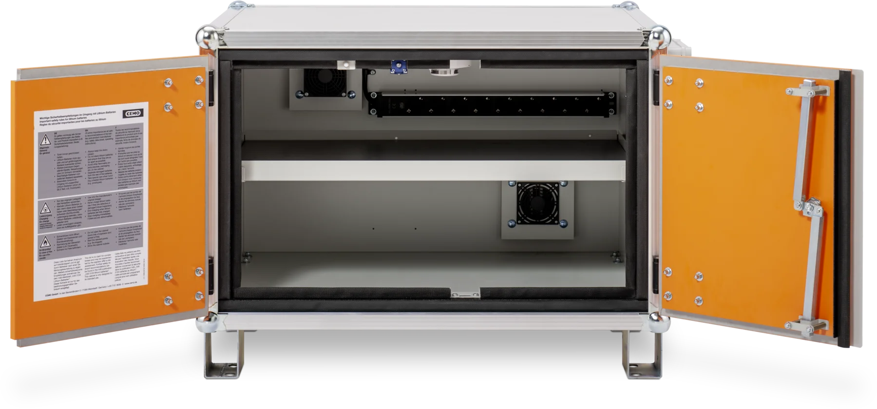CEMO Battery charging cabinet Premium 8/5, with feet