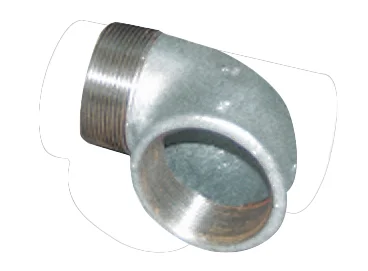90° angle, galvanised, IT and ET, 2"