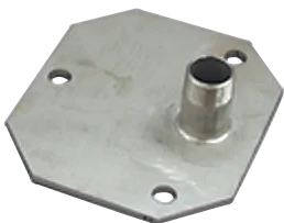 Piastra di flangia in acciaio inox 4" filettatura esterna