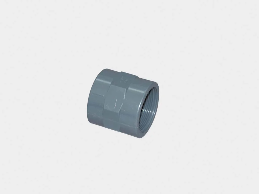 Pipe coupling (PVC) loose, internal thread, 2"