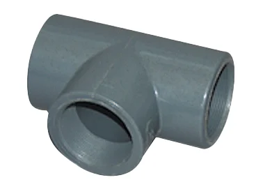 T-piece (PVC) with internal thread