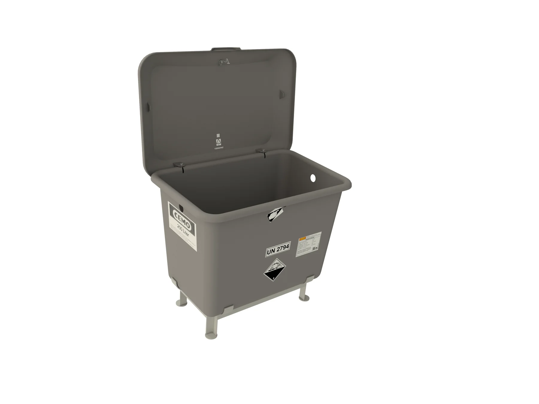 Contenitore per batterie macchina usate 200 l