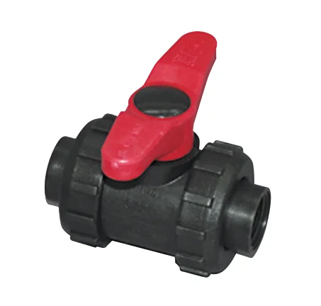 Valvola a sfera in plastica (in PVC), 3” filettatura interna