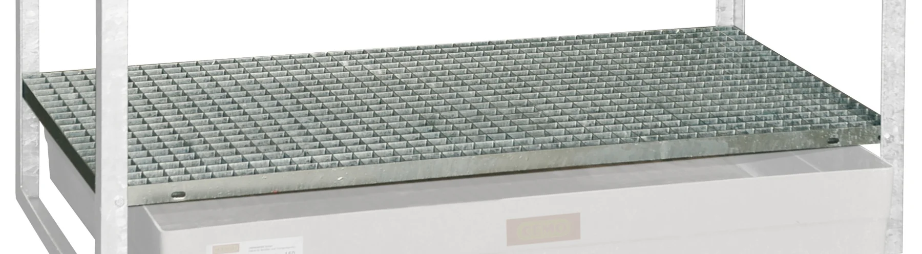 Griglia in acciaio per scaffalature per fusti modello 360 e 540