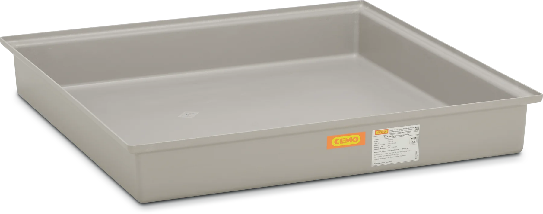 GRP-uppsamlingstråg 220/4 med godkännande