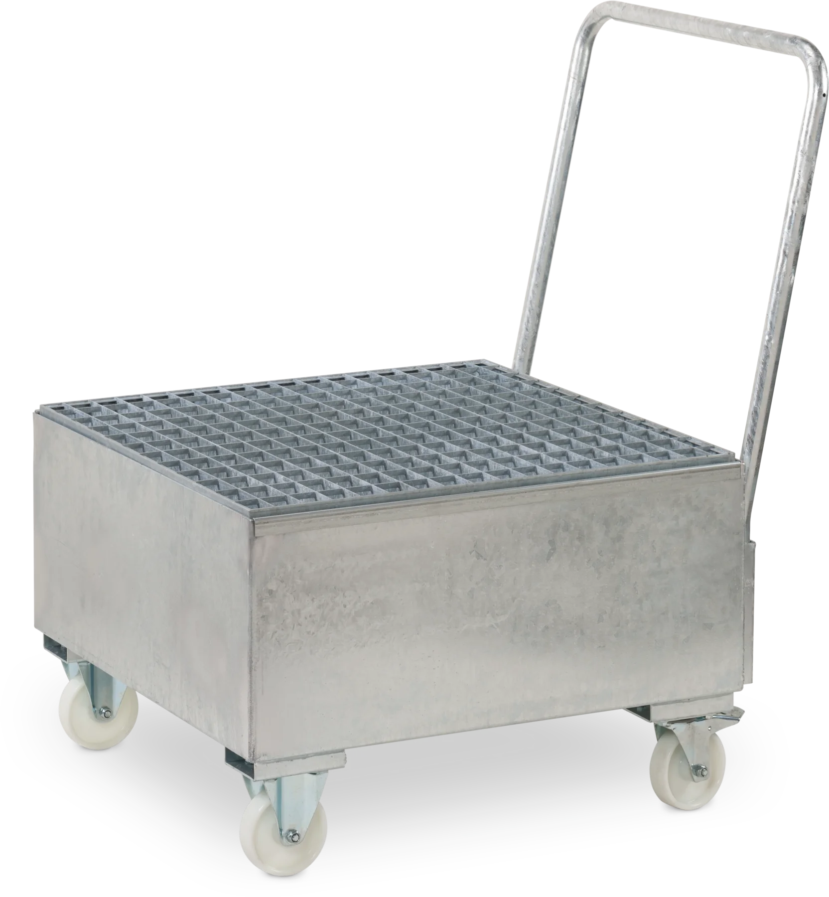 Mobile steel sump pallet type SW1-mobile galvanised