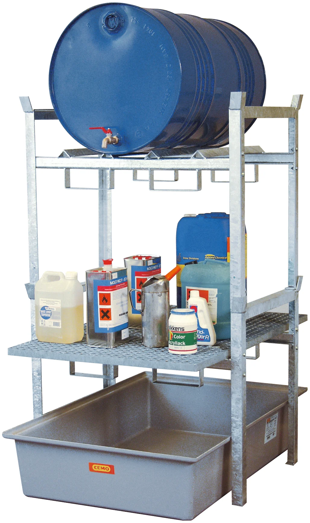 Kemikaliehylla typ 400 , Modell 3