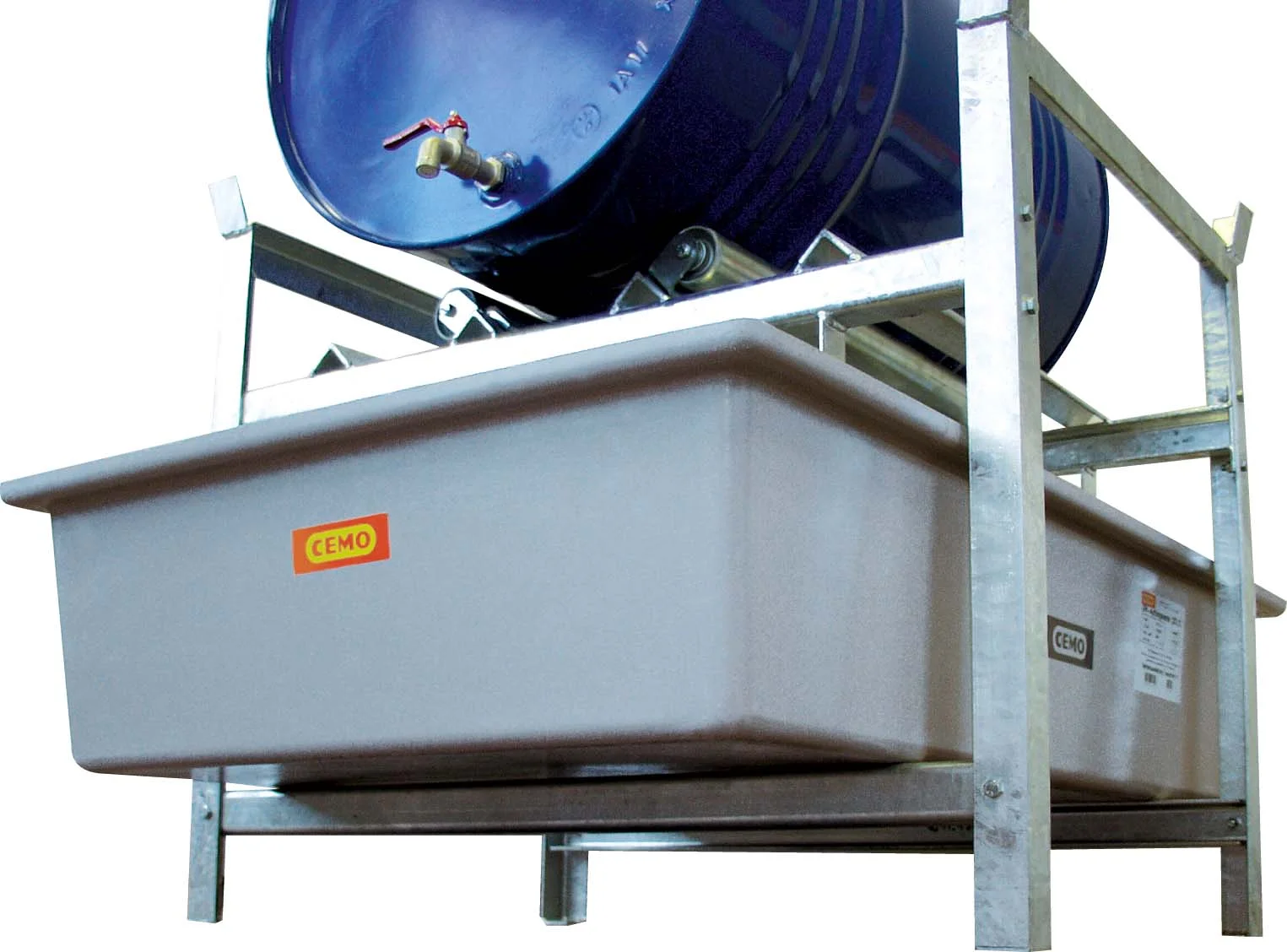 Stöd för uppsamlingstråg, för fathylla typ 400