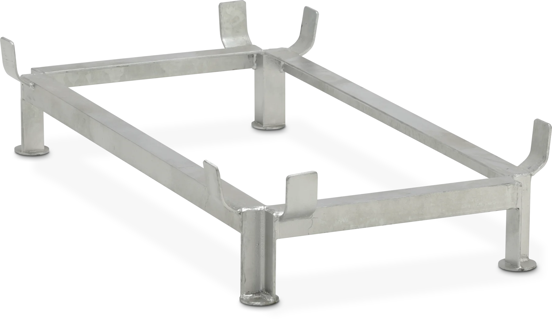 Basamento in acciaio con piedini per contenitori 300 l