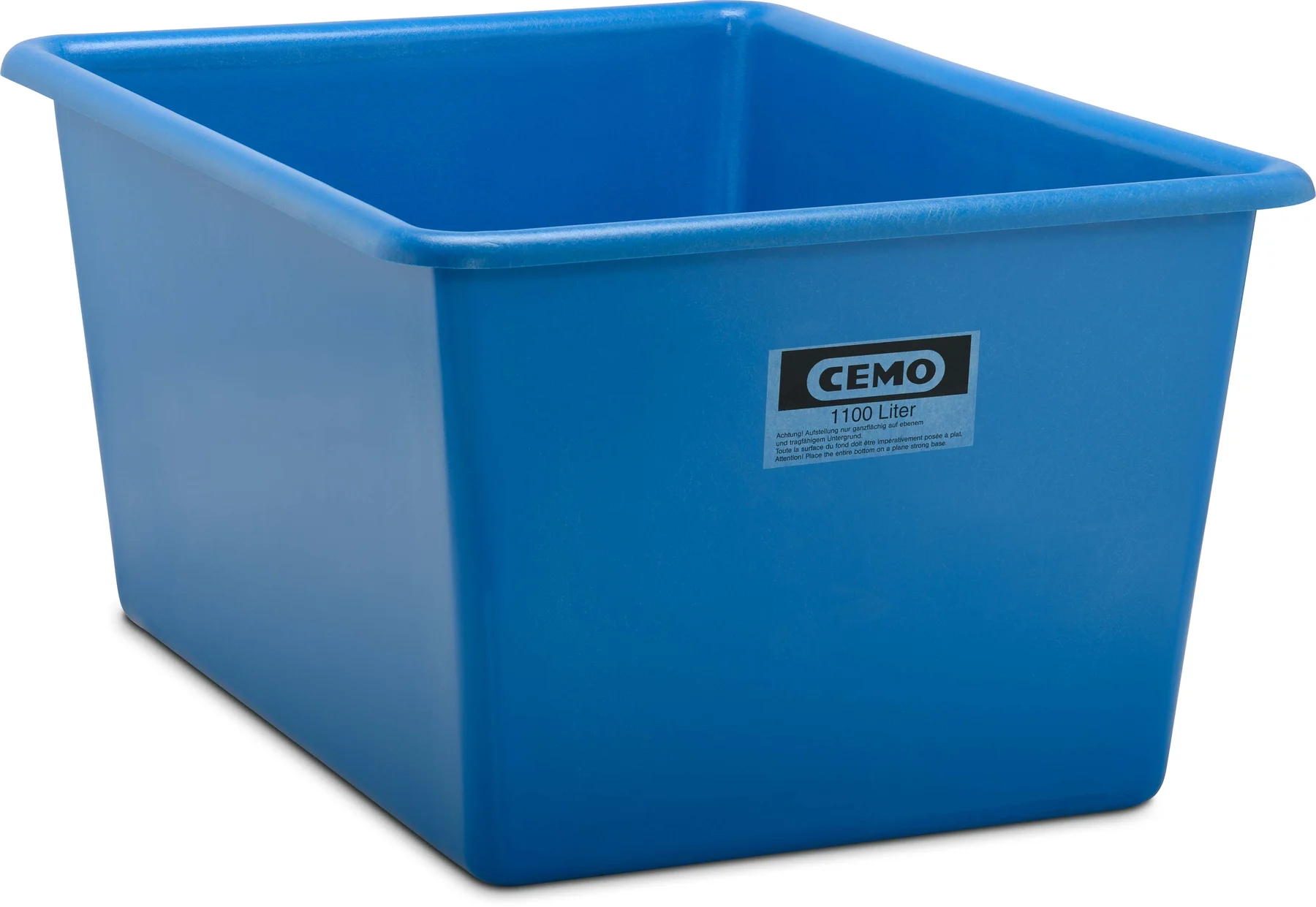 Rektangulär container 1100 l standard